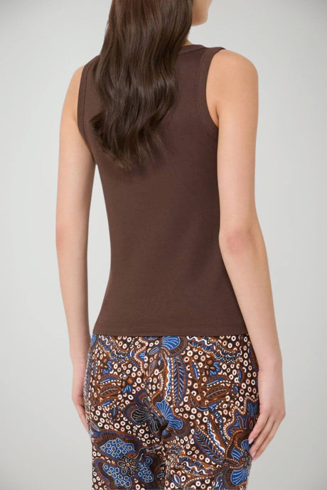 Weekend MaxMara Canotta Donna a costine stretch