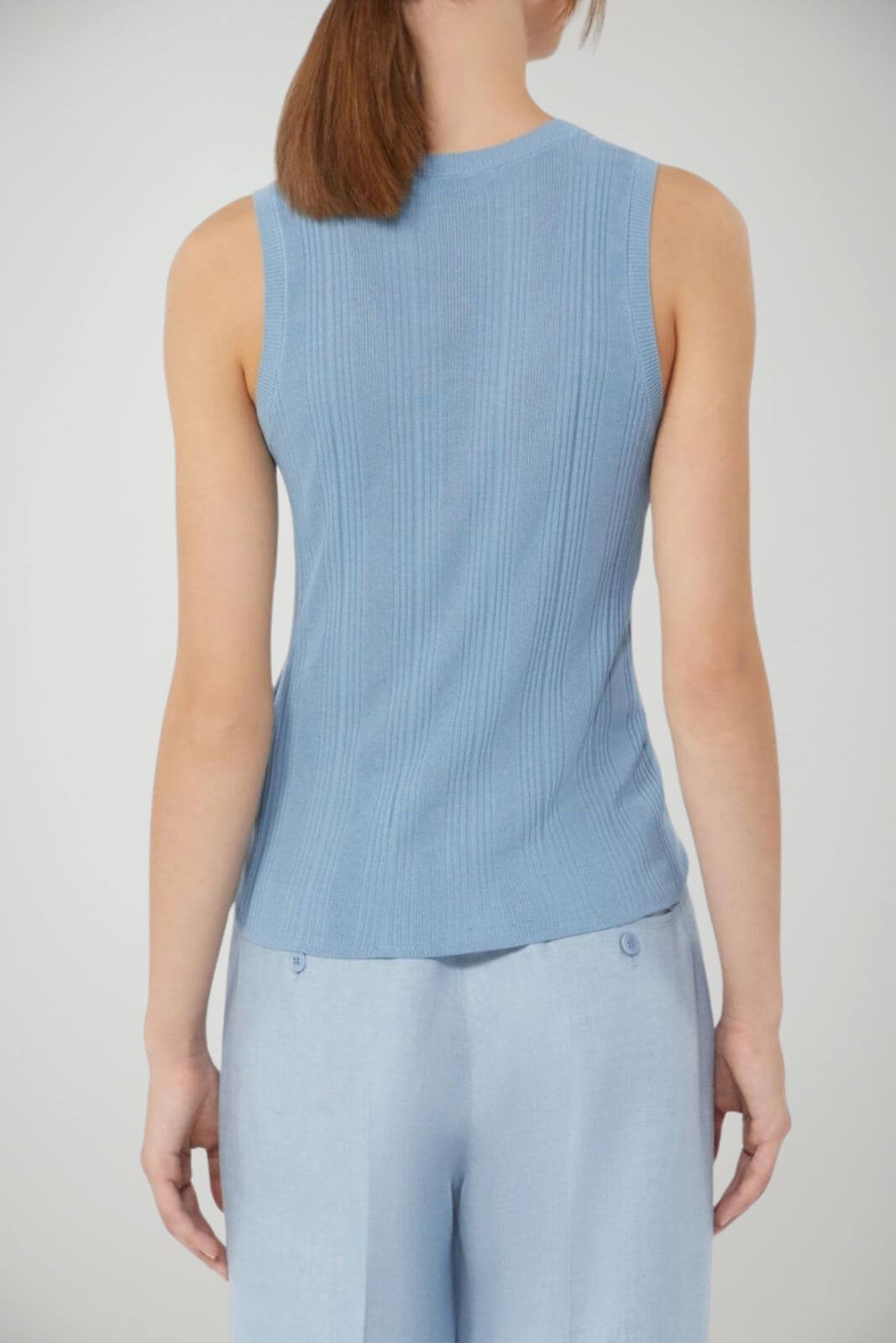 Weekend MaxMara Canotta Donna smanicata a coste