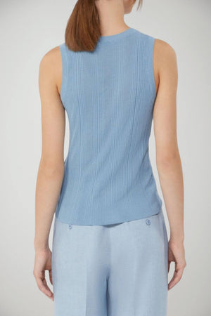 Weekend MaxMara Canotta Donna smanicata a coste