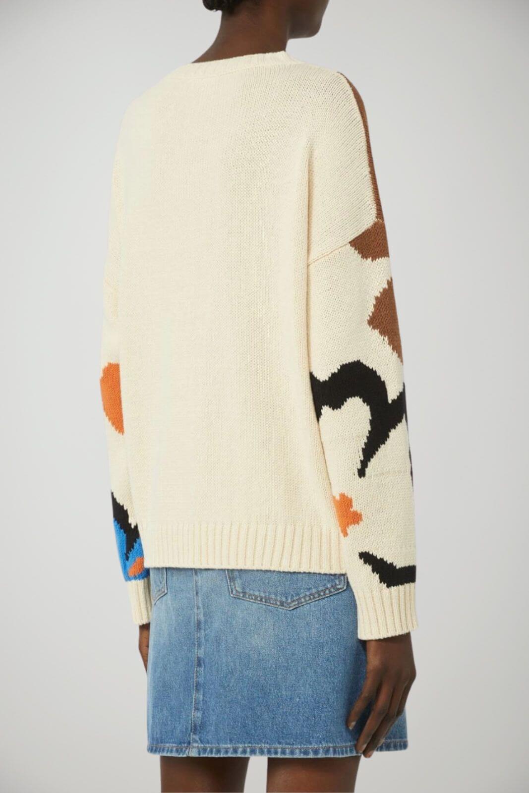 Weekend MaxMara Maglia Donna Oversize fantasia all over