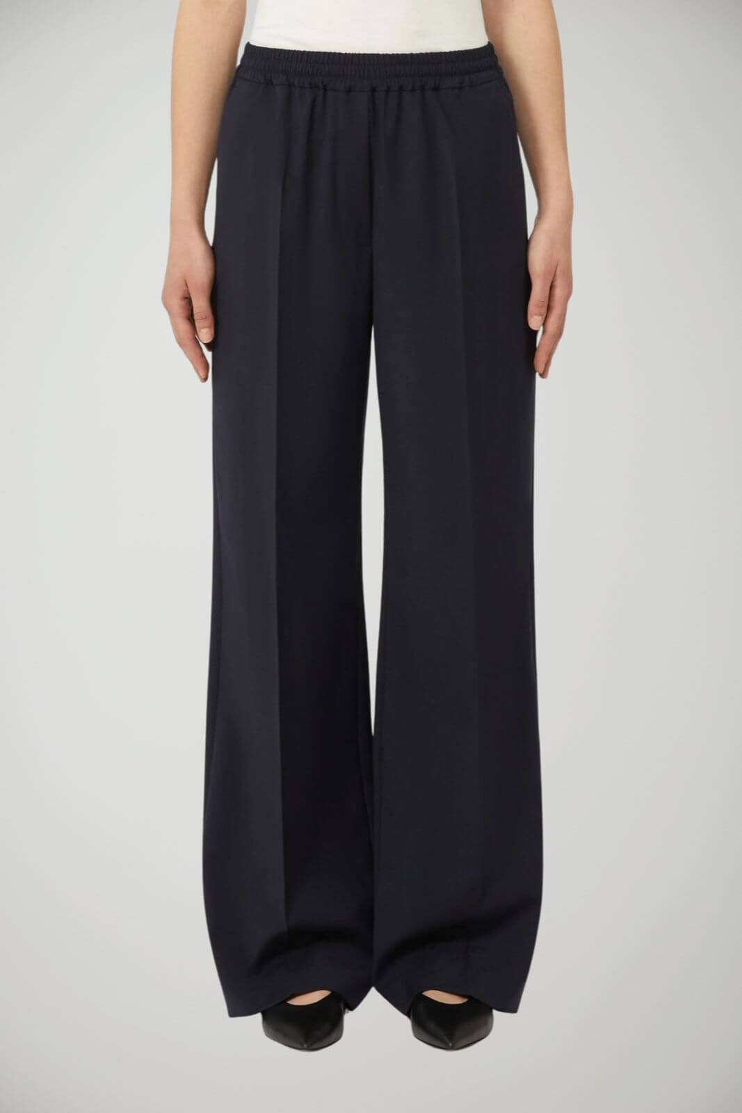 Weekend MaxMara Pantaloni Donna in lana vita elastica