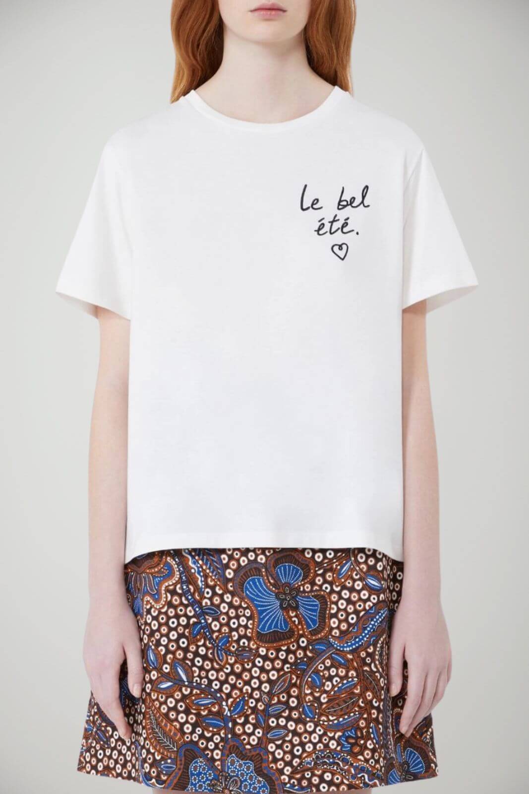 Weekend MaxMara T-shirt Donna regular fit con lettering