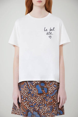 Weekend MaxMara T-shirt Donna regular fit con lettering