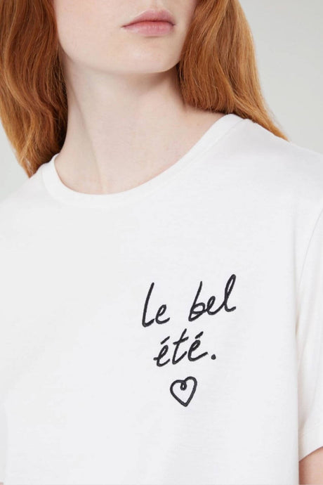 Weekend MaxMara T-shirt Donna regular fit con lettering