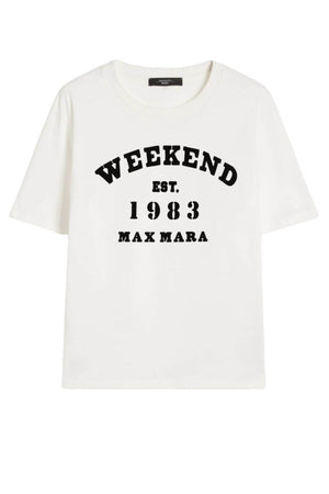 Weekend MaxMara T-shirt Donna con lettering