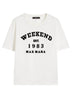 Weekend MaxMara T-shirt Donna con lettering