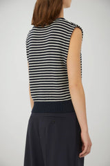 Weekend MaxMara Canotta Donna rigata misto cotone