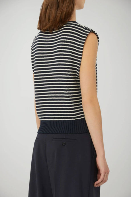 Weekend MaxMara Canotta Donna rigata misto cotone