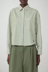 Weekend MaxMara Camicia Donna Boxy in popeline rigato