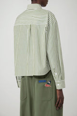 Weekend MaxMara Camicia Donna Boxy in popeline rigato