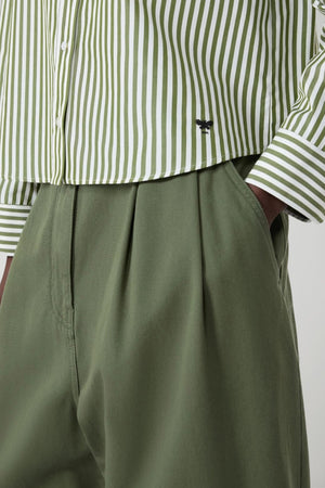 Weekend MaxMara Camicia Donna Boxy in popeline rigato