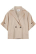 Weekend MaxMara Cappotto Donna corto in lana / Beige