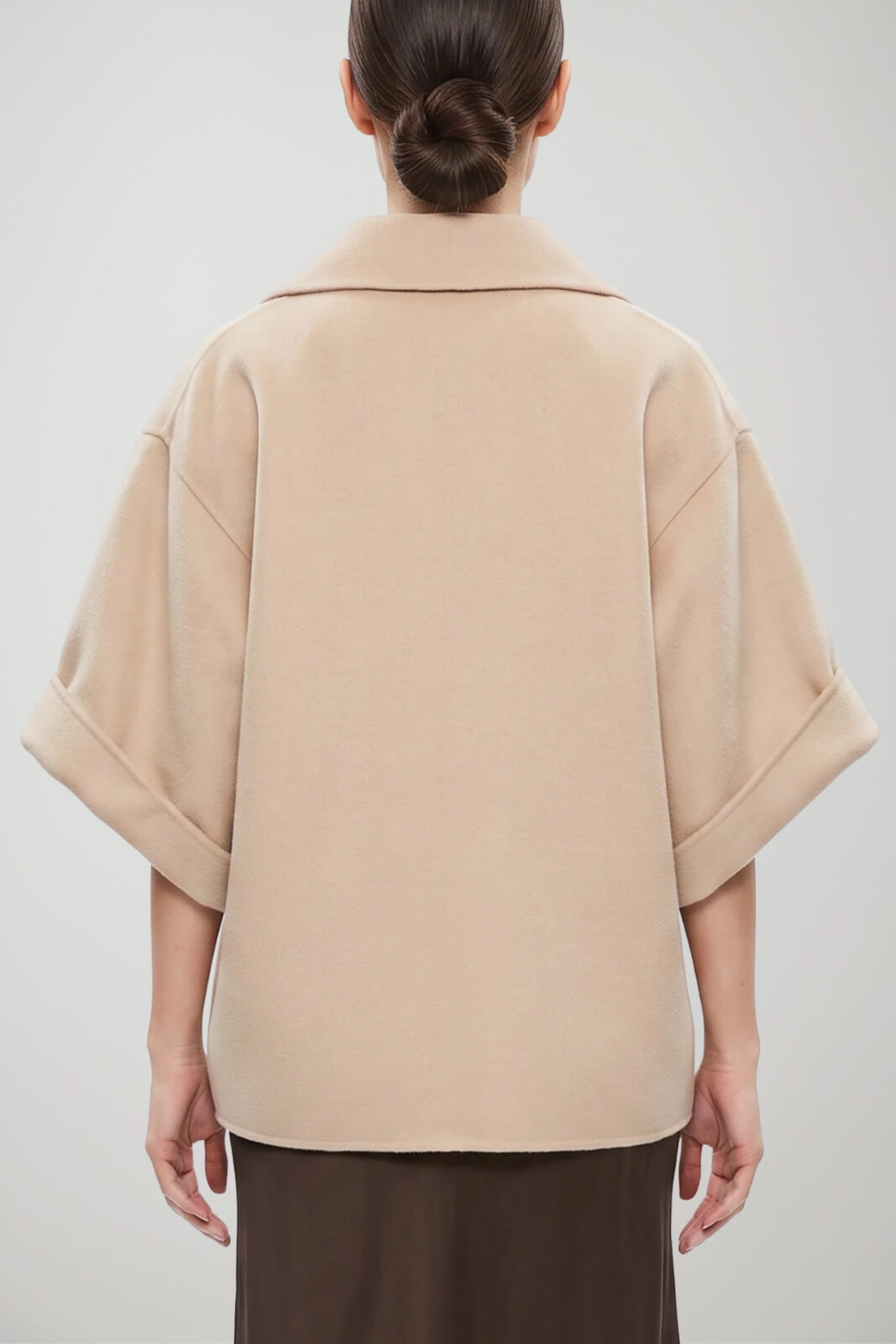 Weekend MaxMara Cappotto Donna corto in lana / Beige