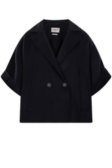 Weekend MaxMara Cappotto Donna corto in lana / Nero