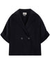 Weekend MaxMara Cappotto Donna corto in lana / Nero