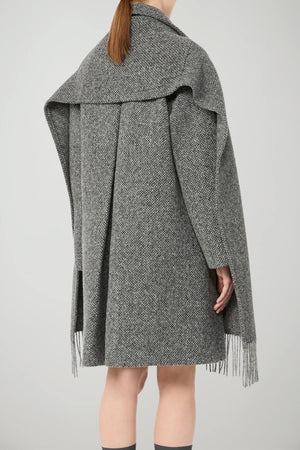 Weekend MaxMara Cappotto Donna in tweed misto lana