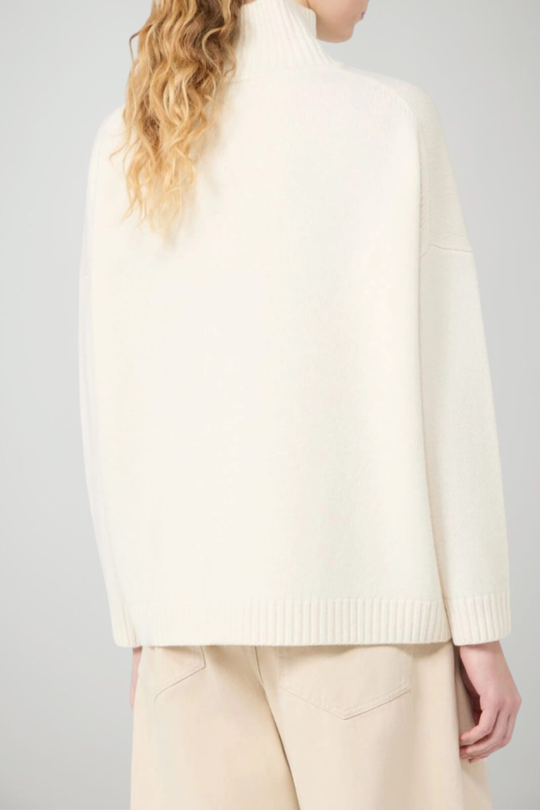 Weekend MaxMara Dolcevita Donna Over fit / Avorio