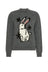 Weekend MaxMara Maglia Donna con motivo intarsiato / Grigio Scuro