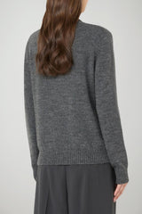 Weekend MaxMara Maglia Donna con motivo intarsiato / Grigio Scuro