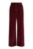 Weekend MaxMara Pantaloni Donna Wide Leg in velluto / Bordeaux