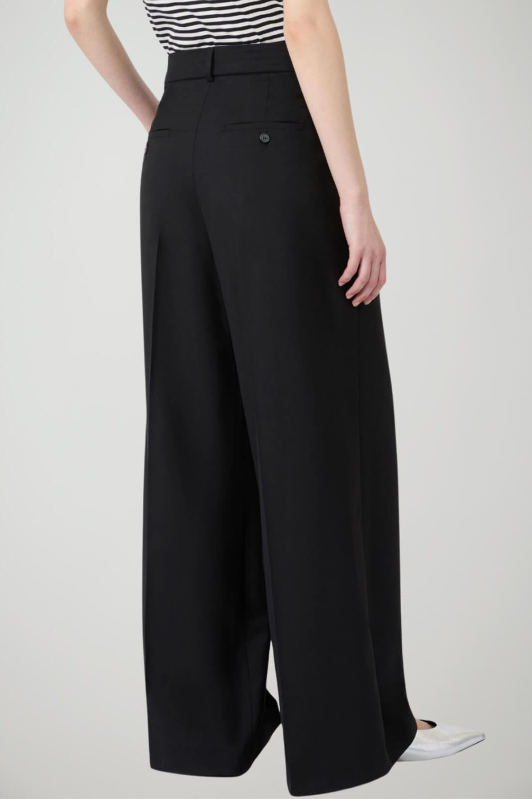Weekend MaxMara Pantaloni Donna wide leg con pences
