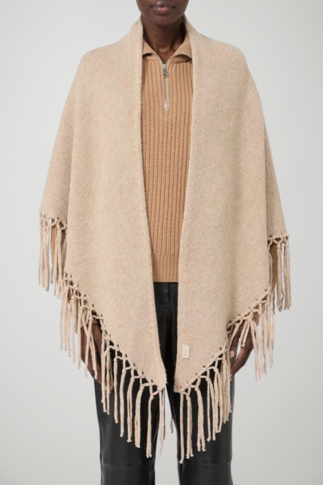 Weekend MaxMara Scialle Donna in lana / Caramello