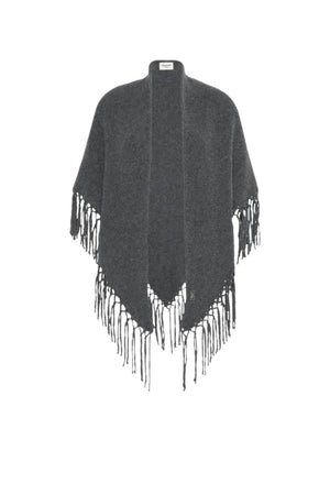 Weekend MaxMara women's wool shawl / Grey