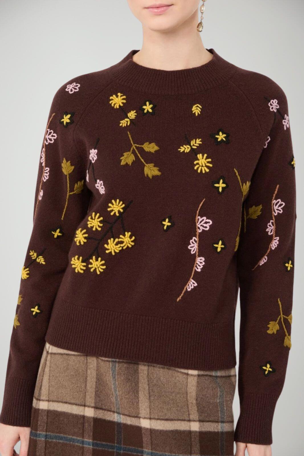 Weekend MaxMara Maglia Donna in lana con ricami