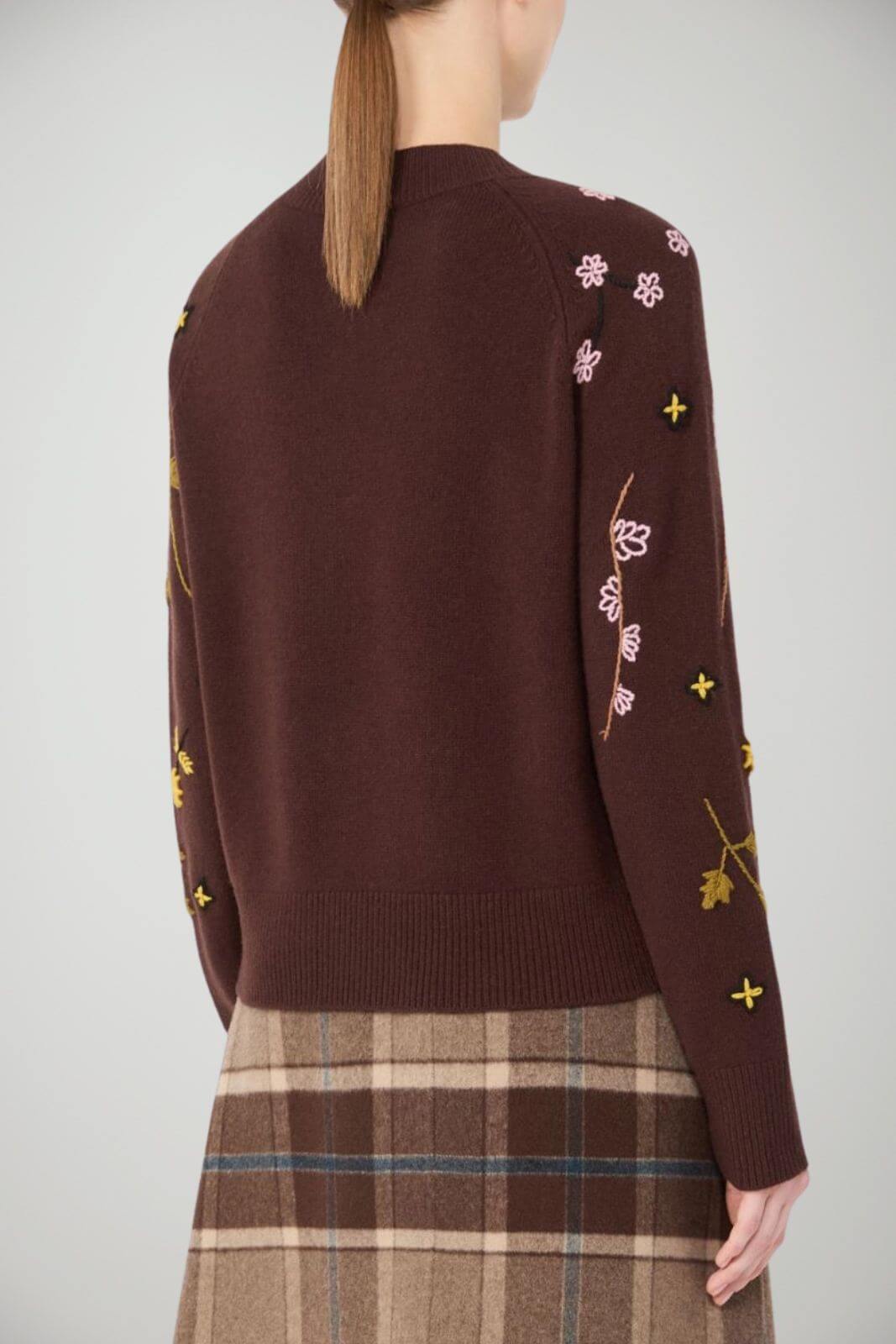 Weekend MaxMara Maglia Donna in lana con ricami