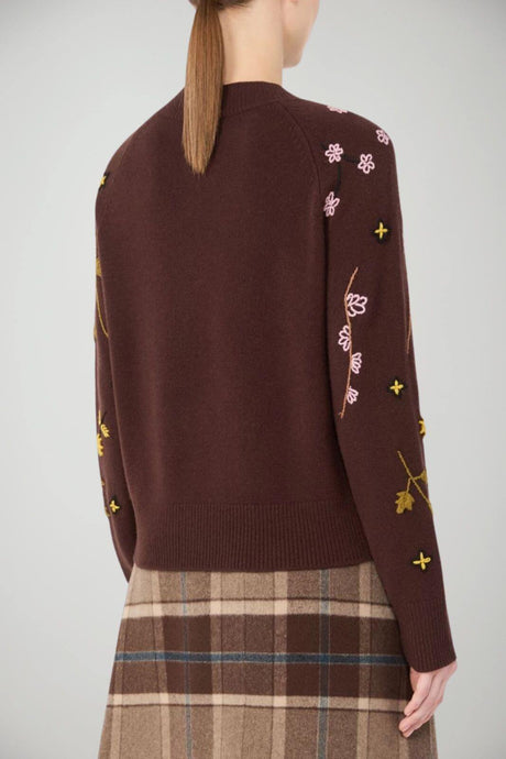 Weekend MaxMara Maglia Donna in lana con ricami
