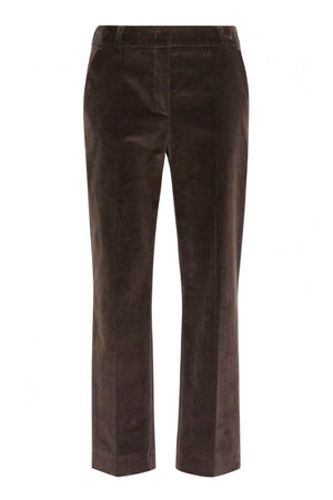 Weekend MaxMara Pantaloni Donna crop in velluto