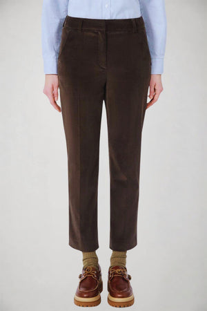 Weekend MaxMara Pantaloni Donna crop in velluto