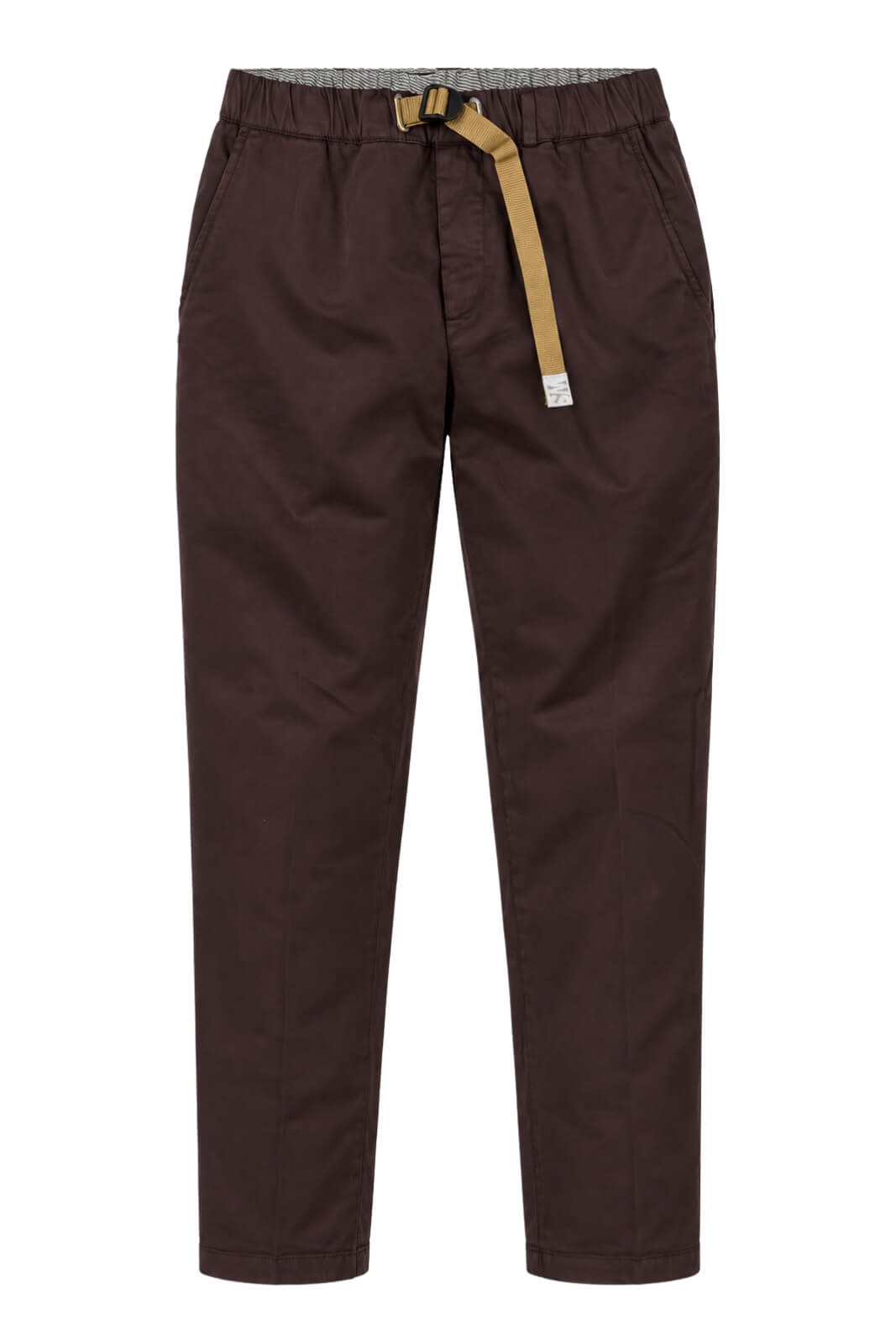 White Sand Pantaloni Uomo in cotone stretch / Marasca