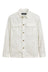 Overshirt da uomo White Sand con bottoni e tasche