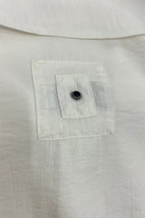 Overshirt da uomo White Sand con bottoni e tasche
