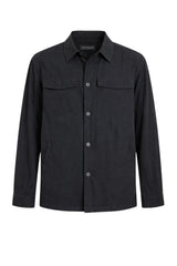 Overshirt da uomo White Sand in viscosa con bottoni
