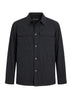 Overshirt da uomo White Sand in viscosa con bottoni