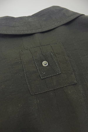 Overshirt da uomo White Sand in viscosa con bottoni
