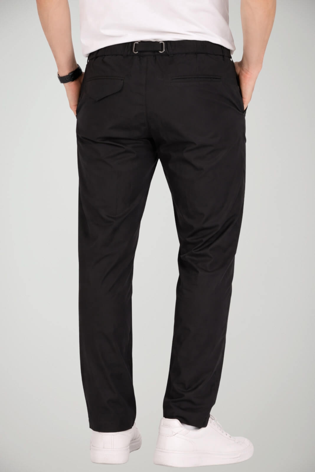 Pantaloni da uomo White Sand con cinturino in vita