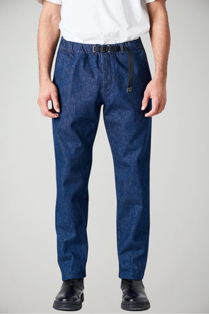 Pantaloni White Sand in denim da uomo con coulisse fronte 1