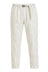 Pantaloni da uomo White Sand increspati con cinturino in vita