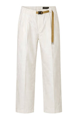 Pantaloni da uomo White Sand con doppia pinces e cinturino