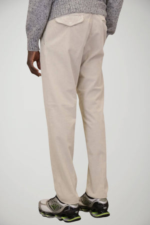 White Sand Pantaloni Uomo in velluto a coste