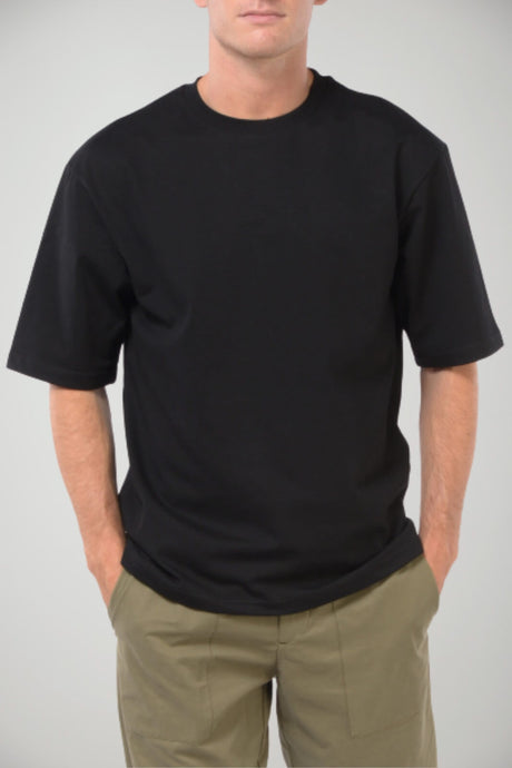 T-shirt da uomo White Sand tinta unita a maniche corte
