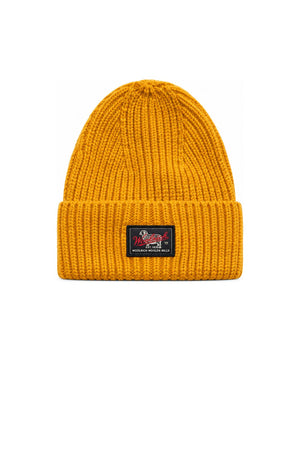 Woolrich Berretto WM Patch Beamie / Giallo