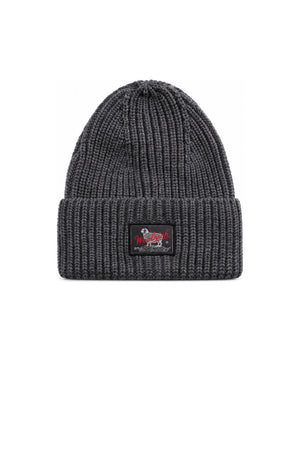 Woolrich Berretto WM Patch Beamie / Grigio Scuro