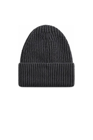 Woolrich Berretto WM Patch Beamie / Grigio Scuro