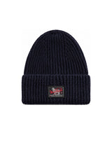 Woolrich Berretto WM Patch Beamie / Navy