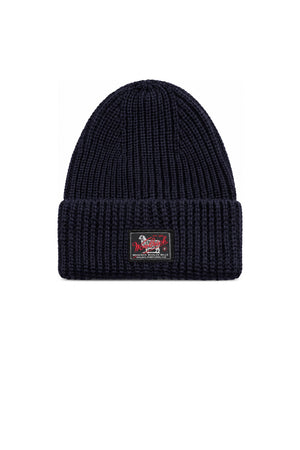 Woolrich Berretto WM Patch Beamie / Navy