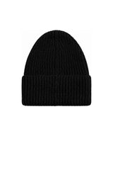 Woolrich Berretto WM Patch Beamie / Nero